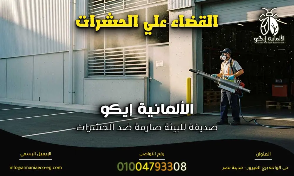 القضاء علي الحشرات