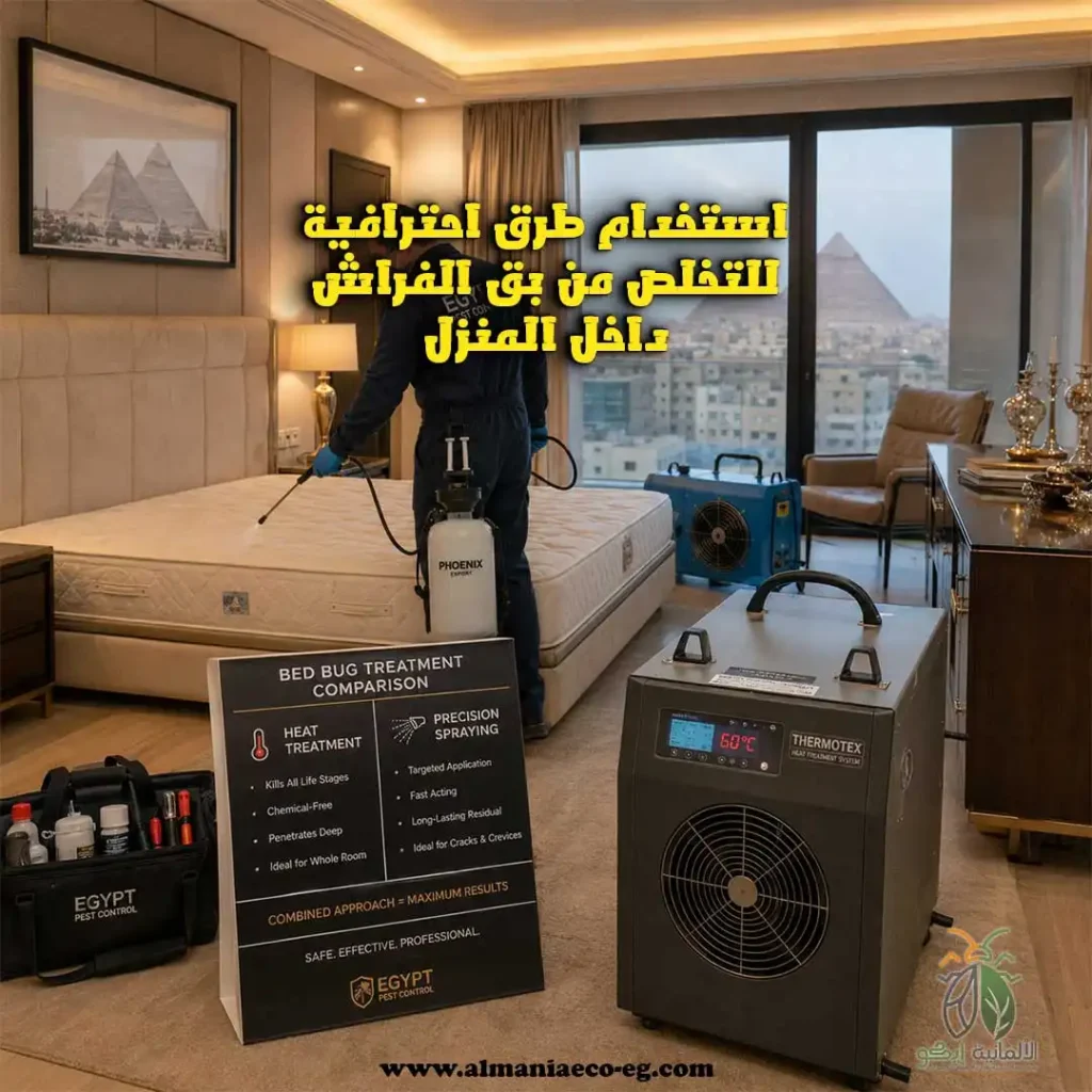 كيفية القضاء على بق الفراش
