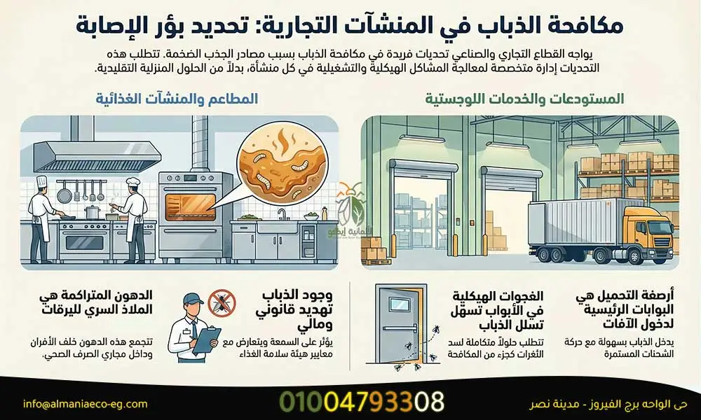 أسباب كثرة الذباب