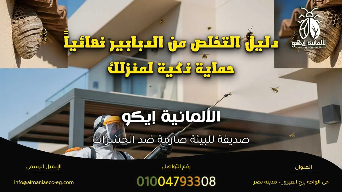 التخلص من الدبابير