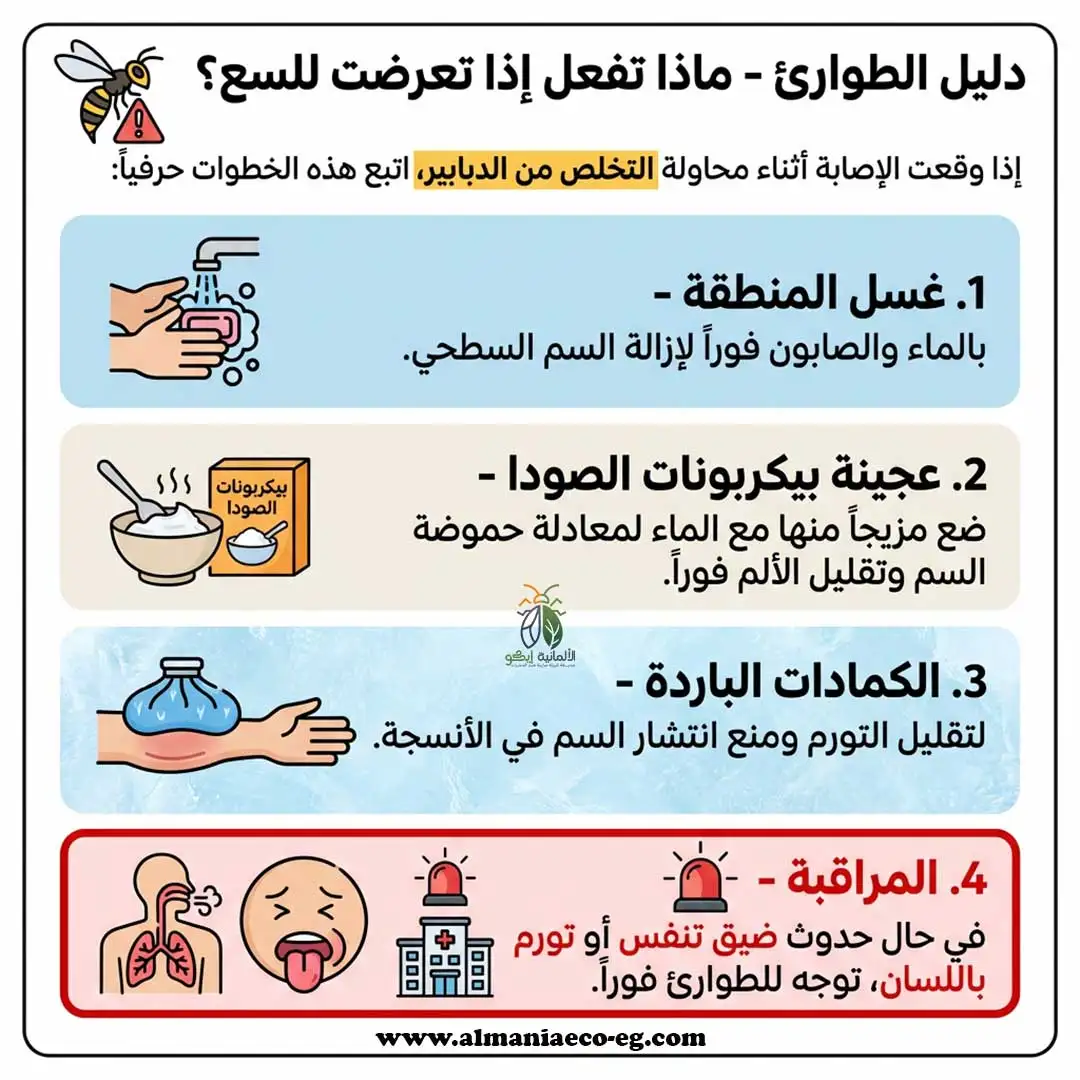 التخلص من الدبابير