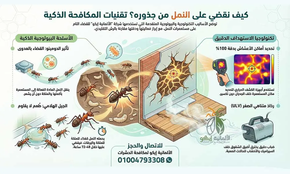 النمل في المطبخ