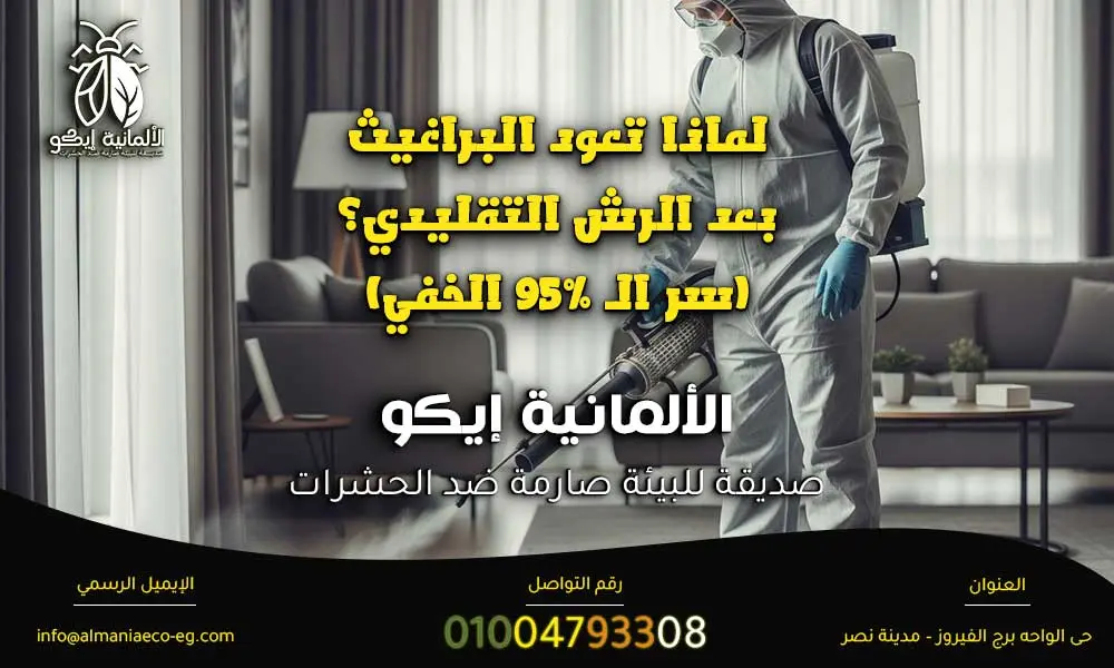 رش البراغيث