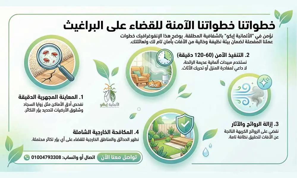 رش البراغيث