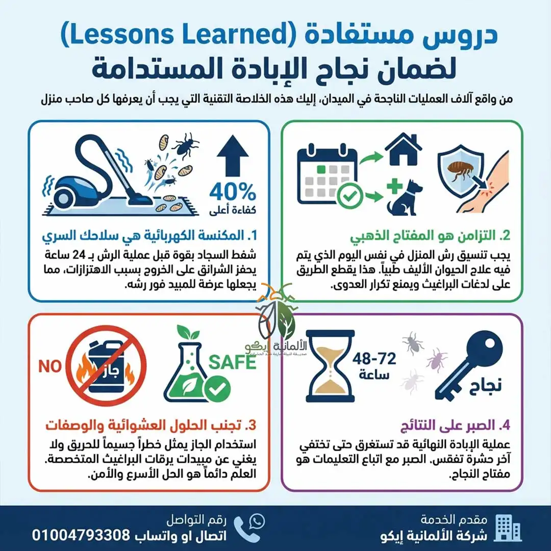 رش المنزل من البراغيث