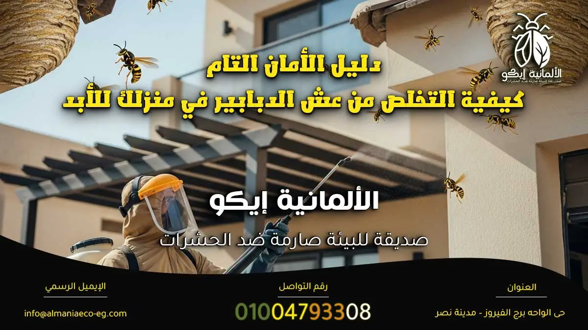 كيفية التخلص من عش الدبابير