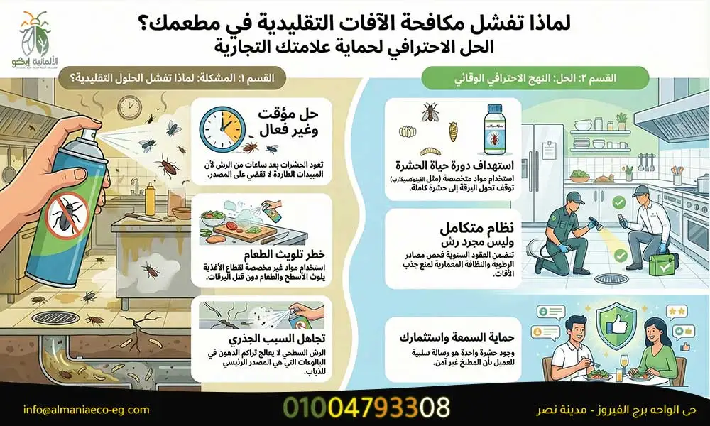 مكافحة الحشرات للمطاعم