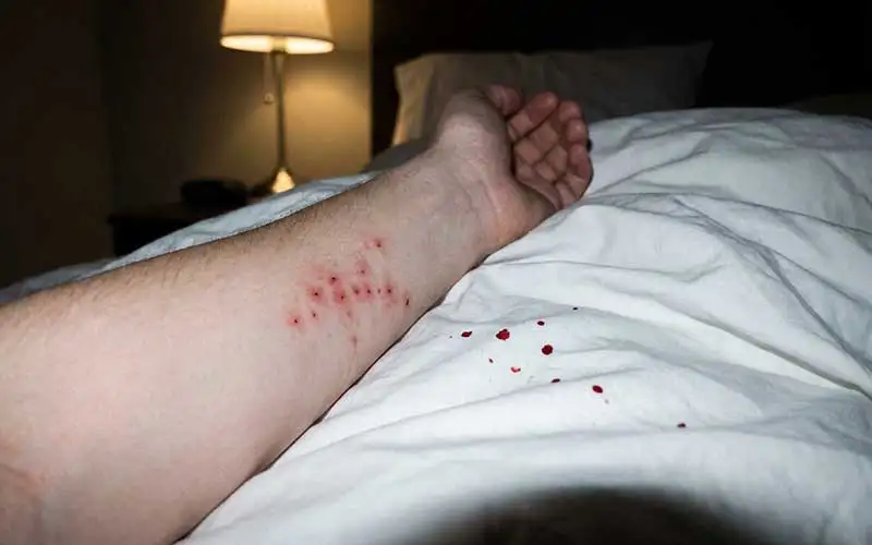 لدغات بق الفراش وأعراض الحشرات في حي الواحة