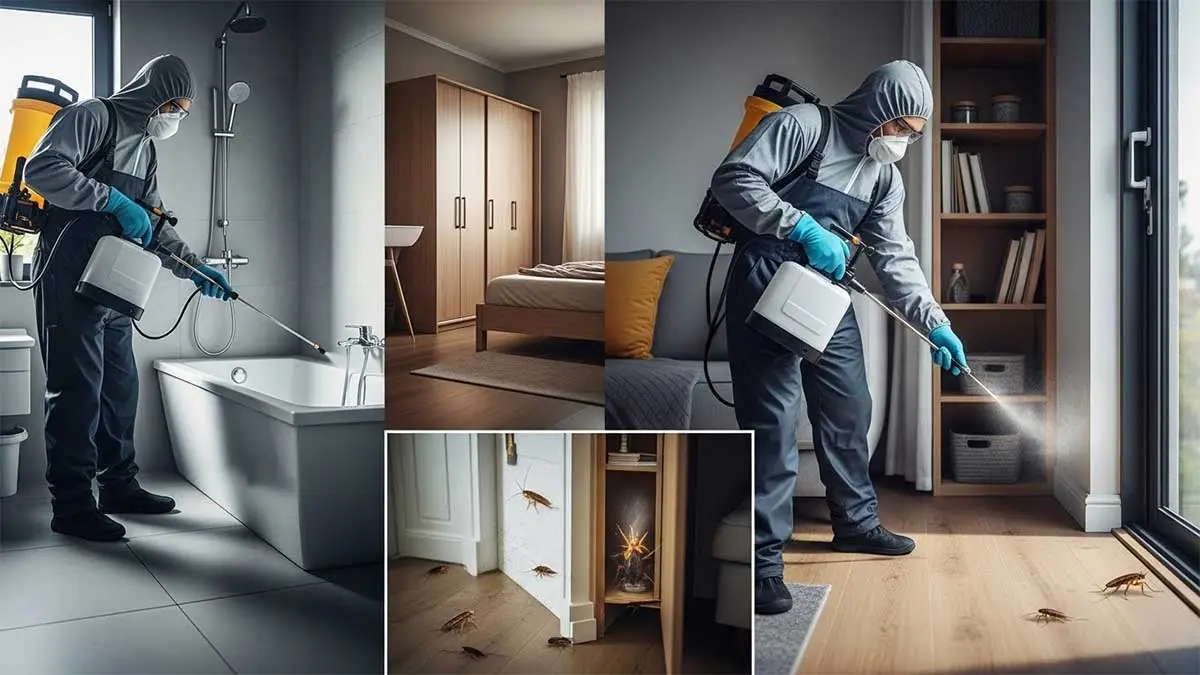 مطبخ فاخر في فيلا القطامية هايتس بعد خدمة مكافحة الحشرات من الألمانية إيكو