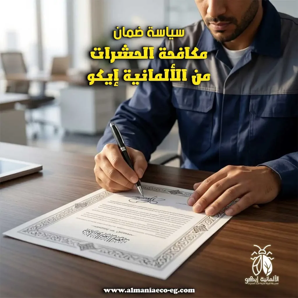 سياسة ضمان مكافحة الحشرات من الألمانية إيكو.