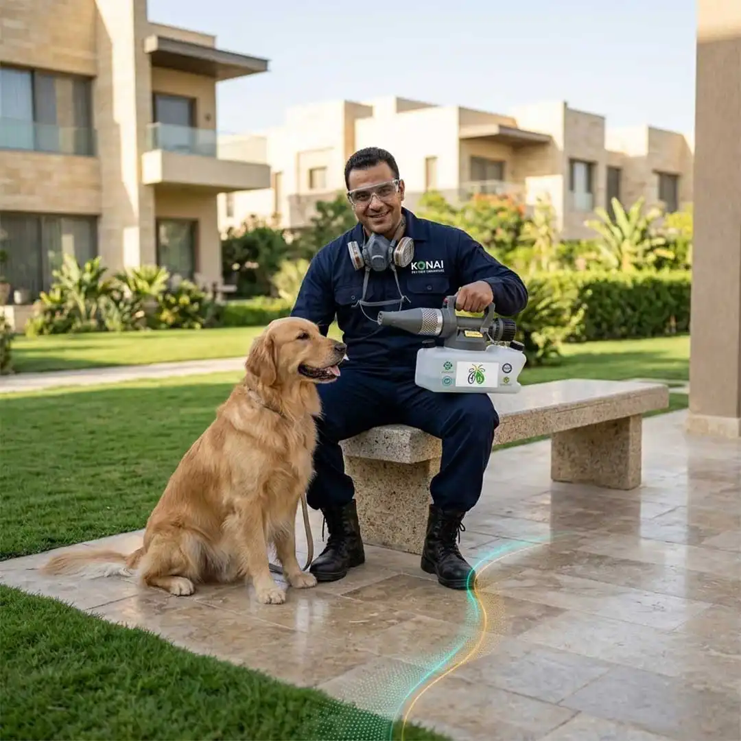 تطبيق المعالجة الآمنة لحماية الحيوانات الأليفة من عدوى القراد